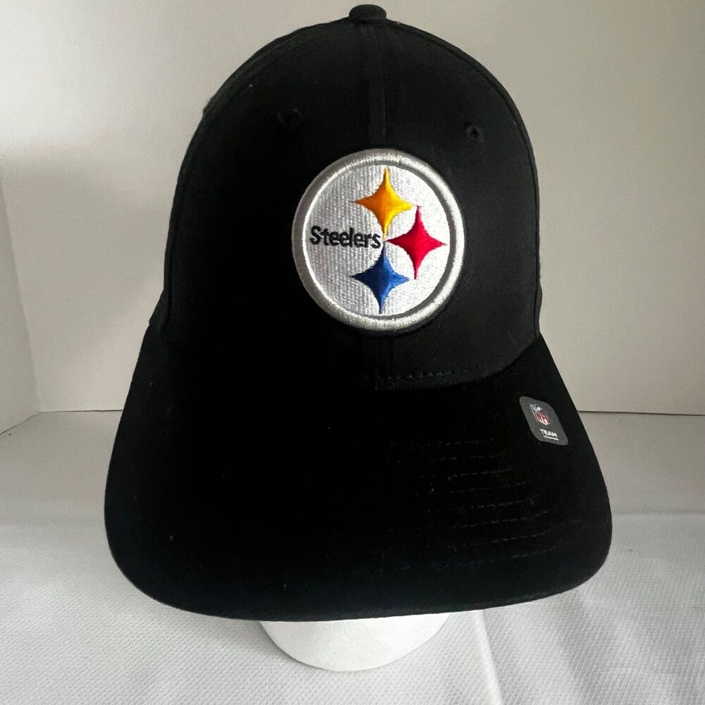 NEW - Official TEAM NFL - Pittsburgh Steelers NEW ERA Hat Adult One-Size (Black)